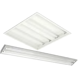 LUMINÁRIA DE EMBUTIR T8 BRANCA