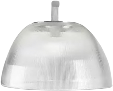 LUMINARIA PRISMATICA COM GANCHO