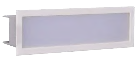 LUMINÁRIA EMBUTIR WALL WASHER FACHO ASSIMÉTRICO